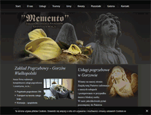 Tablet Screenshot of memento-zop.pl